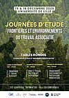 Affiche journées Frontières et travail associatif