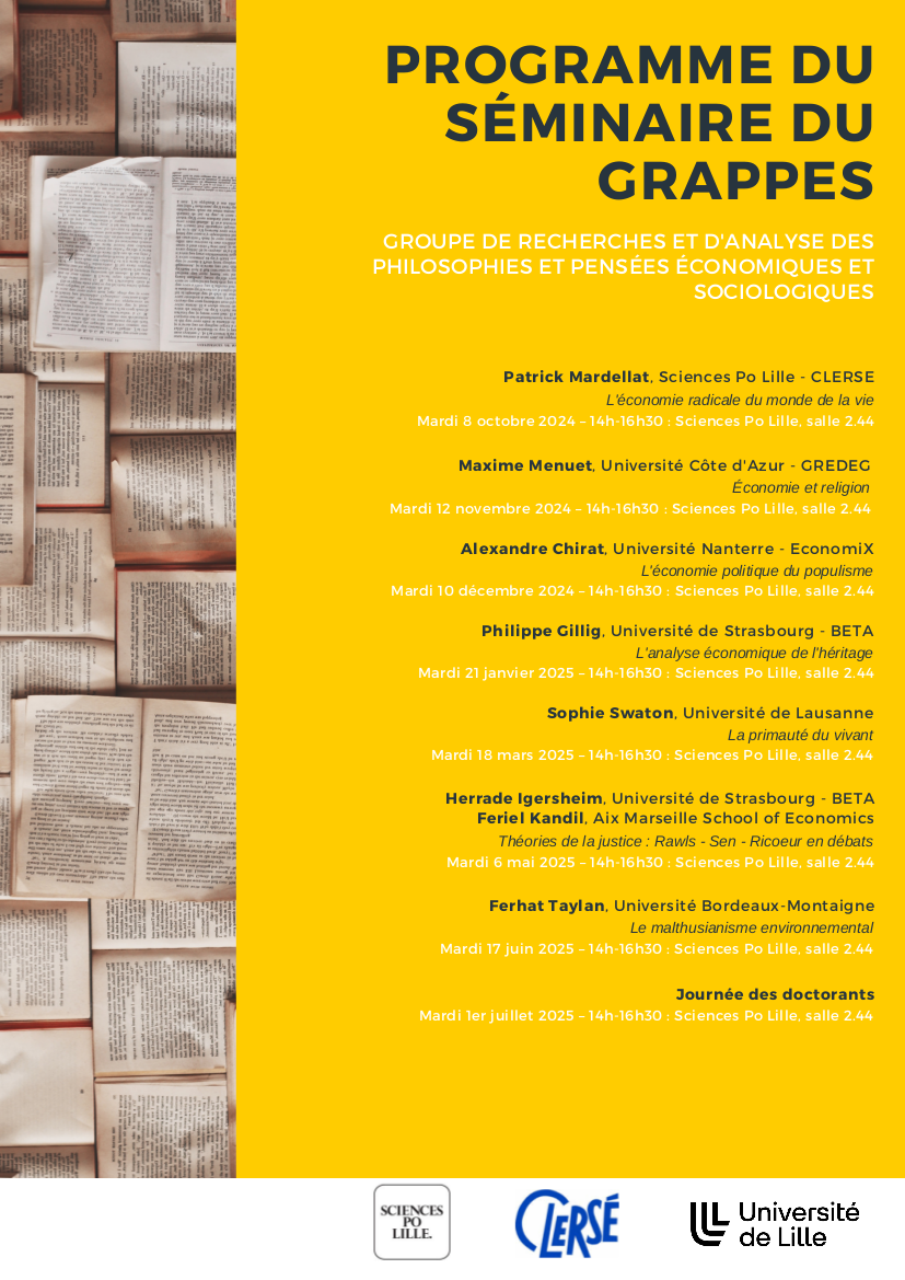 Affiche Grappes 2024-2025